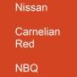 Preview: Nissan, Carnelian Red, NBQ.